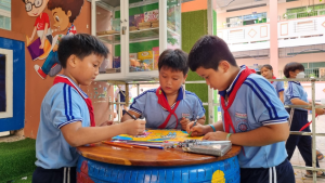 Trường TH Hồ Hảo Hớn phát động sân chới "Ý Tưởng Trẻ Thơ"