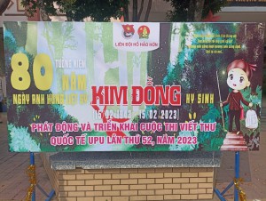 Liên Đội trường TH Hồ Hảo Hớn Tổ chức tưởng niệm 80 năm ngày Anh hùng lực lượng vũ trang Kim Đồng hy sinh