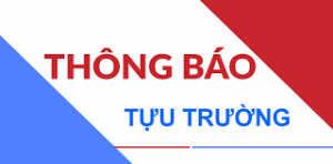 Thông Báo Thời Gian Tựu Trường 2023 - 2024