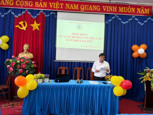 TRƯỜNG TIỂU HỌC HỒ HẢO HỚN PHÁT ĐỘNG “TUẦN LỄ HƯỞNG ỨNG HỌC TẬP SUỐT ĐỜI” NĂM 2025