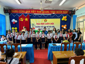 Liên đội Trường Tiểu học Hồ Hảo Hớn tổ chức Đại hội Liên đội nhiệm kỳ 2025 – 2026