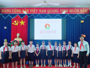 TRƯỜNG TIỂU HỌC HỒ HẢO HỚN TỔ CHỨC LỄ KẾT NẠP ĐỘI VIÊN KHỐI 3 NĂM HỌC 2025 – 2026