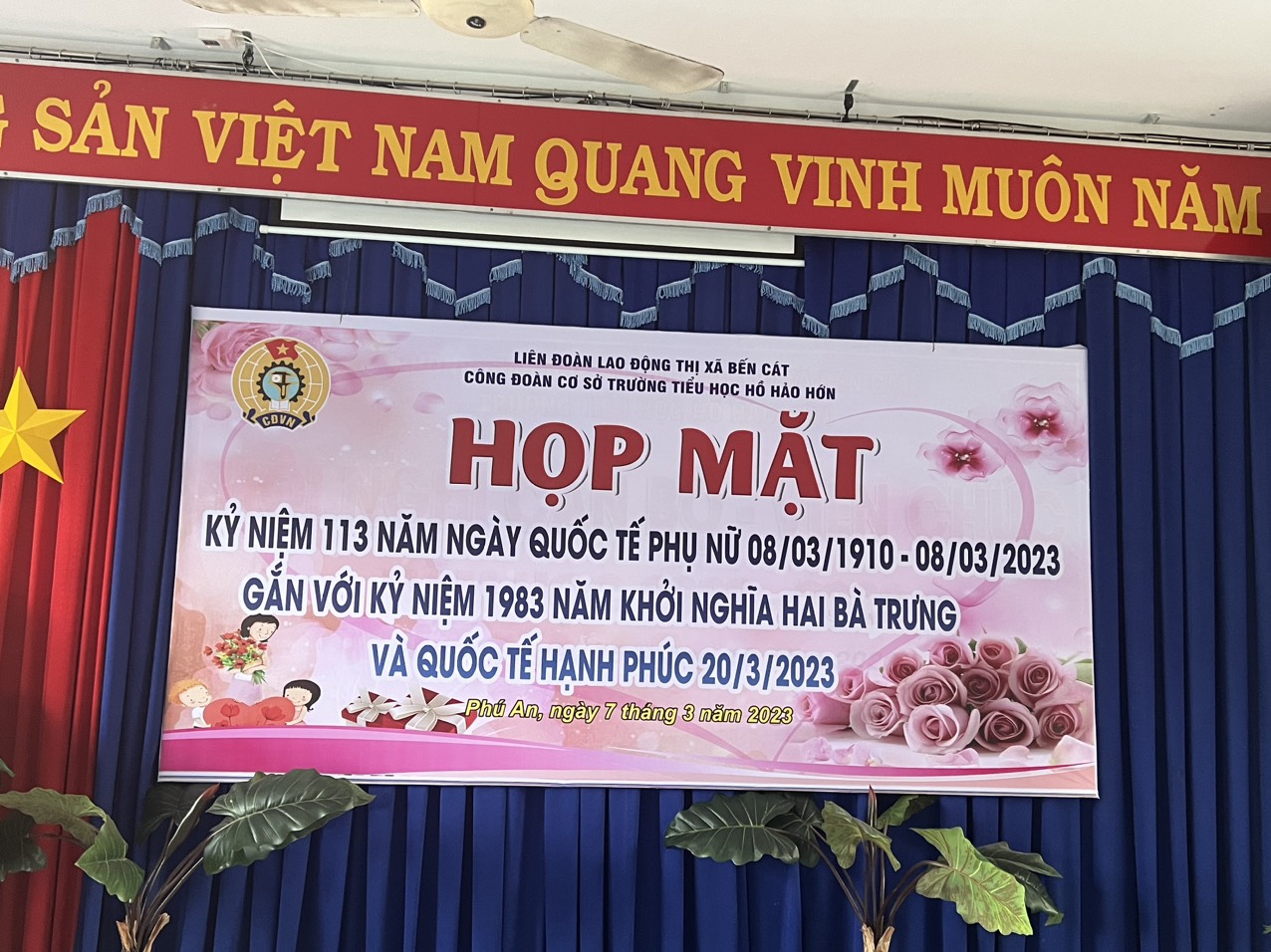 HỌP MẶT KỶ NIỆM 113 NĂM NGÀY QUỐC TẾ PHỤ NỮ 08/03/1910 – 08/03/2023