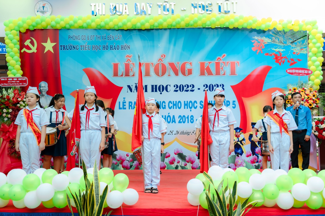 LỄ TỔNG KẾT NĂM HỌC 2022-2023 TRƯỜNG TIỂU HỌC HỒ HẢO HỚN
