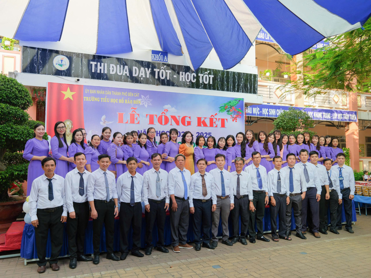 Trường Tiểu học Hồ Hảo Hớn tổ chức Lễ tổng kết năm học 2024–2025